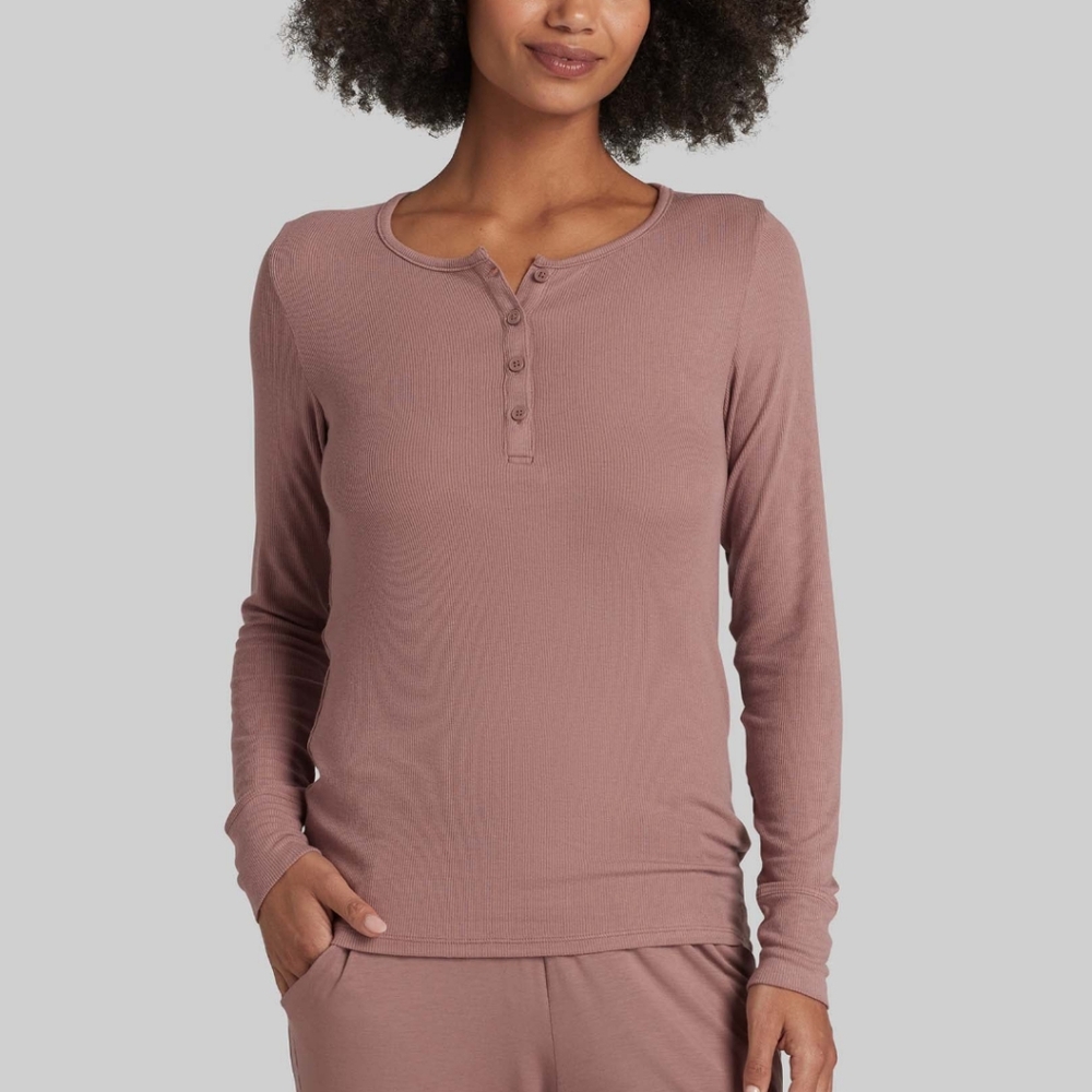 Riff size large oversized drop sleeve ribbed long sleeve tee